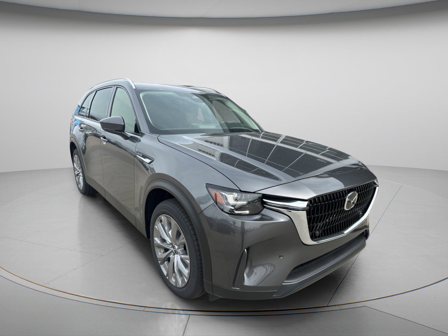 New 2026 Machine Gray Metallic Mazda 3.3 Turbo Preferred AWD image 1