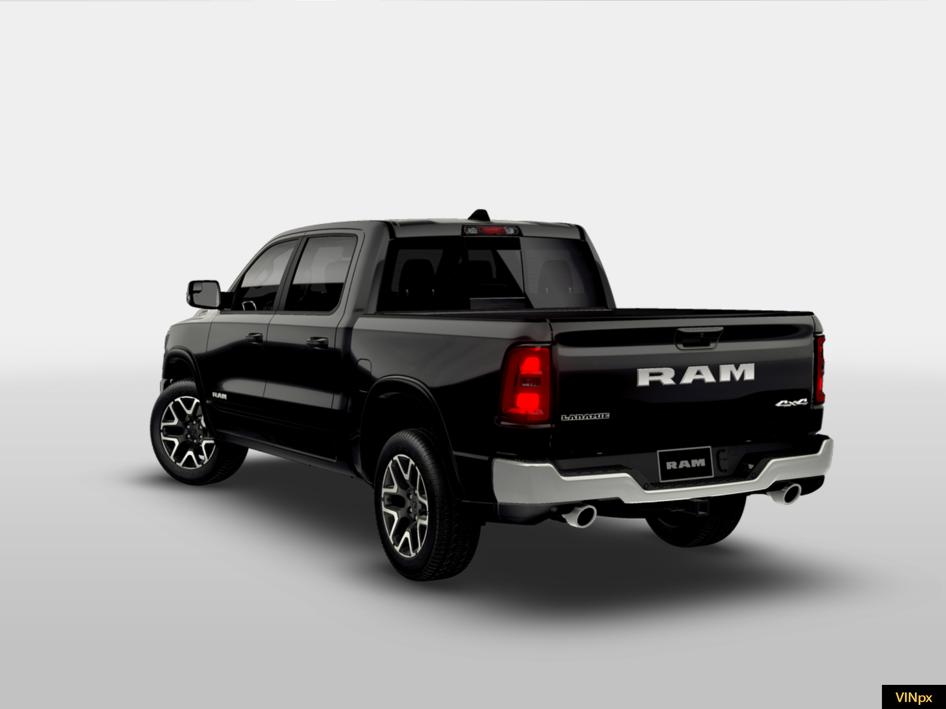 New 2026 Diamond Black Crystal Pearl-Coat Exterior Paint RAM LARAMIE image 5