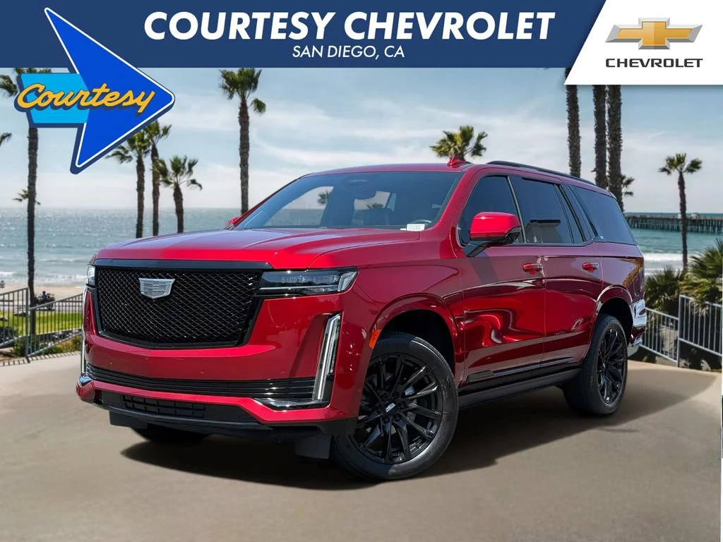 Used 2024 Radiant Red Tintcoat Cadillac Sport Platinum image 1