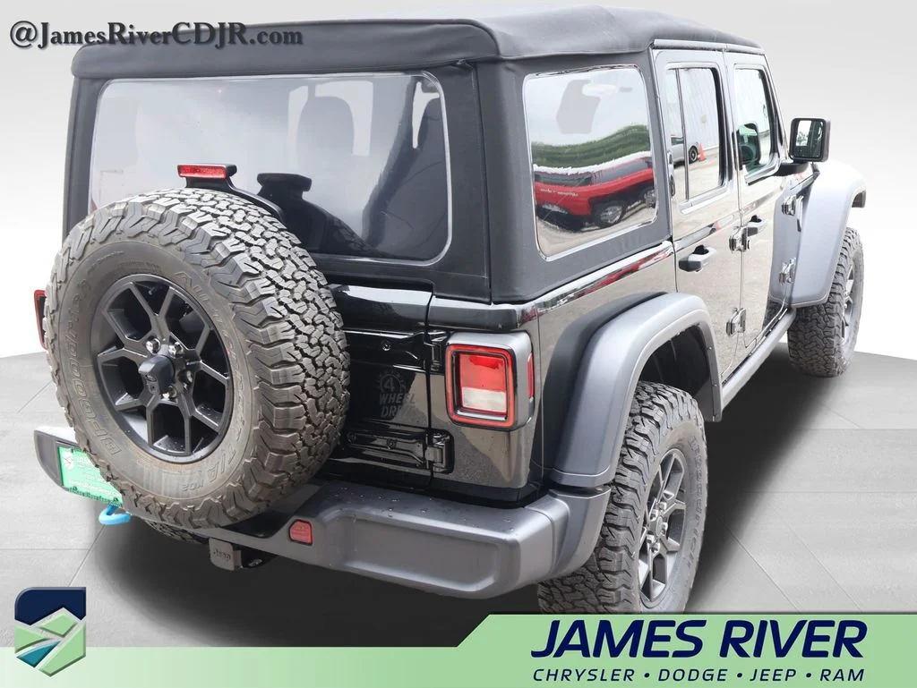 Used 2024 Black Jeep Willys 4xe image 5