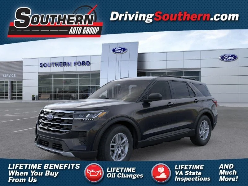 New 2026 Agate Black Metallic Ford Active image 1