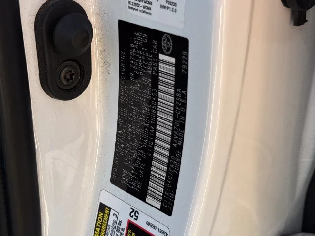Used 2022 White Toyota SE image 27