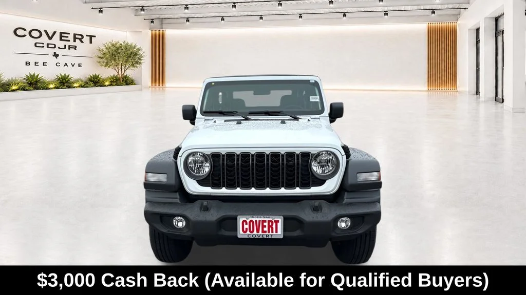 New 2026 Bright White Clear-Coat Exterior Paint Jeep Sport image 3