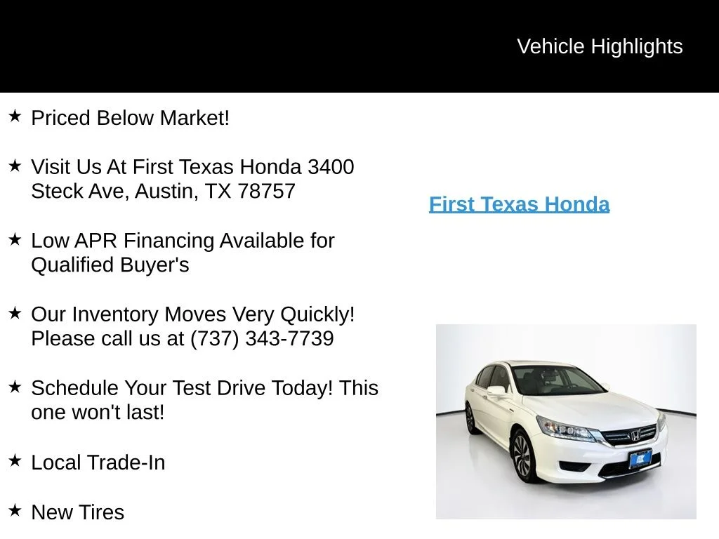 Used 2015 White Honda Touring image 9