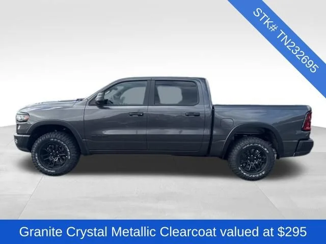 New 2026 Granite Crystal Metallic Clear-Coat Exterior Paint RAM Rebel image 4