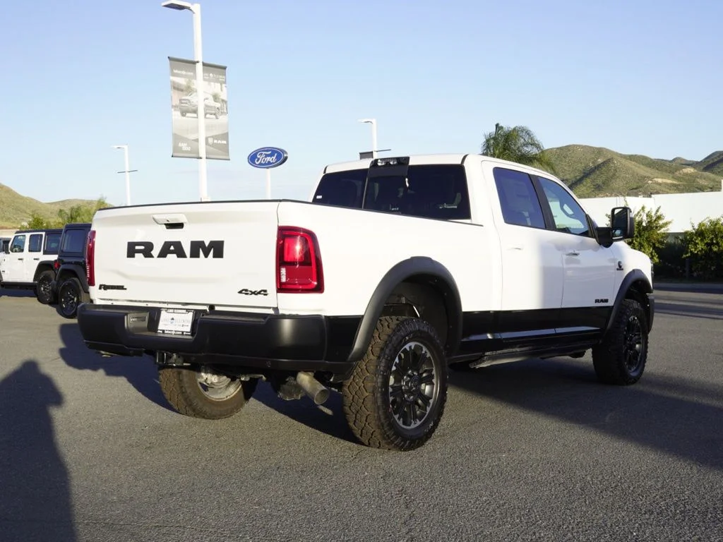 New 2026 Bright White Clear-Coat Exterior Paint RAM Rebel image 4