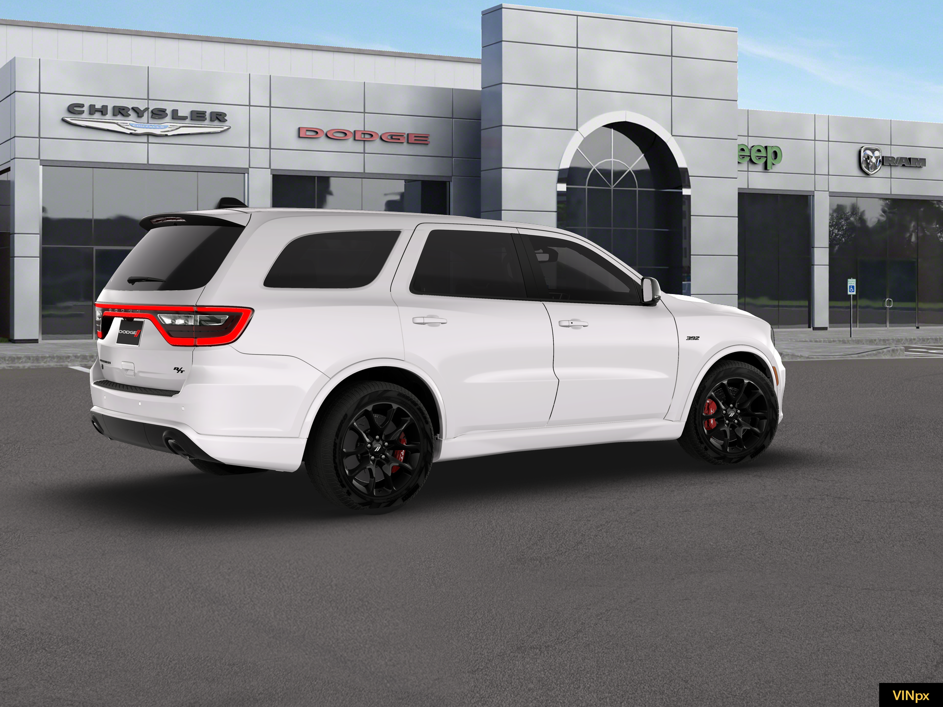 New 2026 White Knuckle Clear-Coat Exterior Paint Dodge R/T 392 AWD image 8