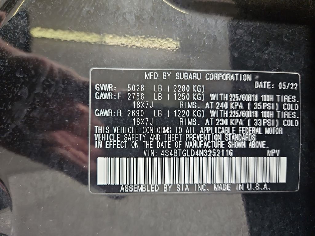 Used 2022 Black Subaru Onyx Edition XT image 31