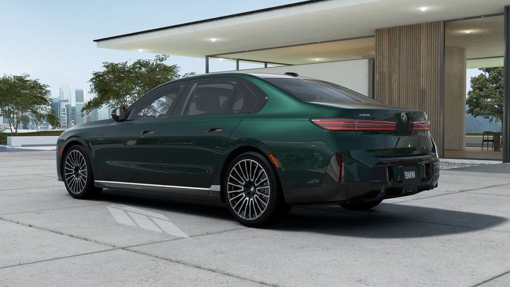New 2027 Vancouver Green Metallic BMW 740 image 2
