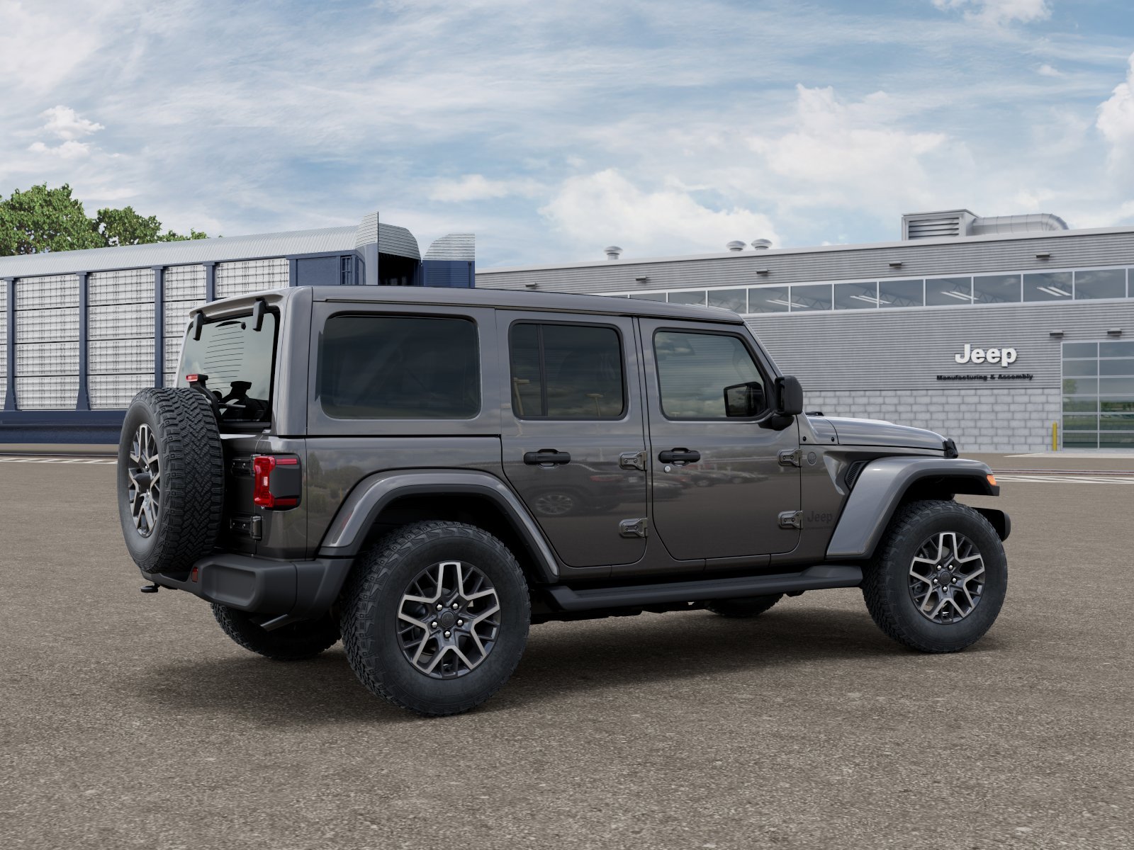 New 2027 Granite Crystal Metallic Clear-Coat Paint Jeep Sahara image 2