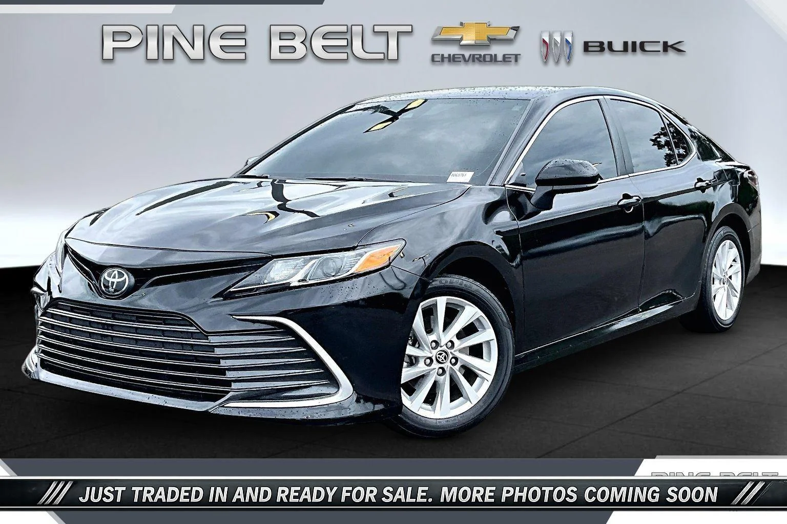 Used 2023 Midnight Black Metallic Toyota LE image 10