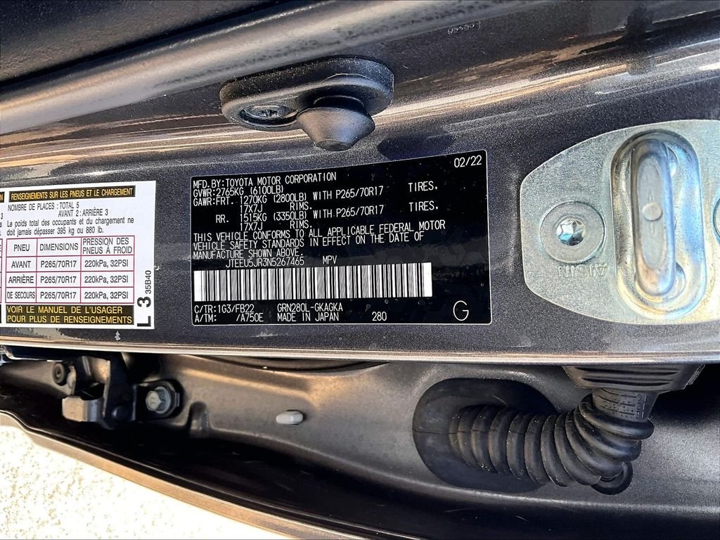 Used 2022 Magnetic Gray Metallic Toyota SR5 image 36