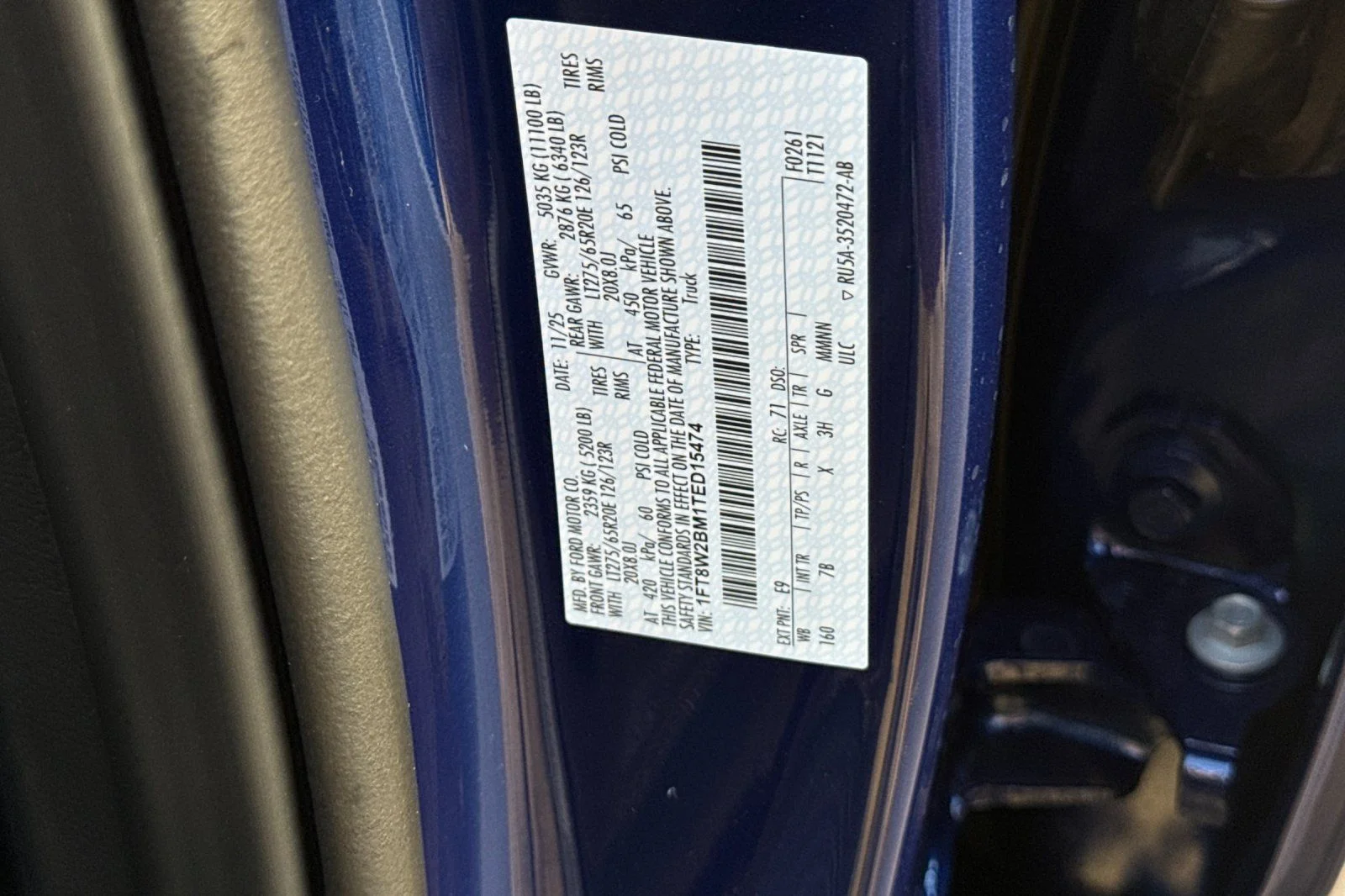 New 2026 Argon Blue Metallic Ford F-250® Platinum® image 27