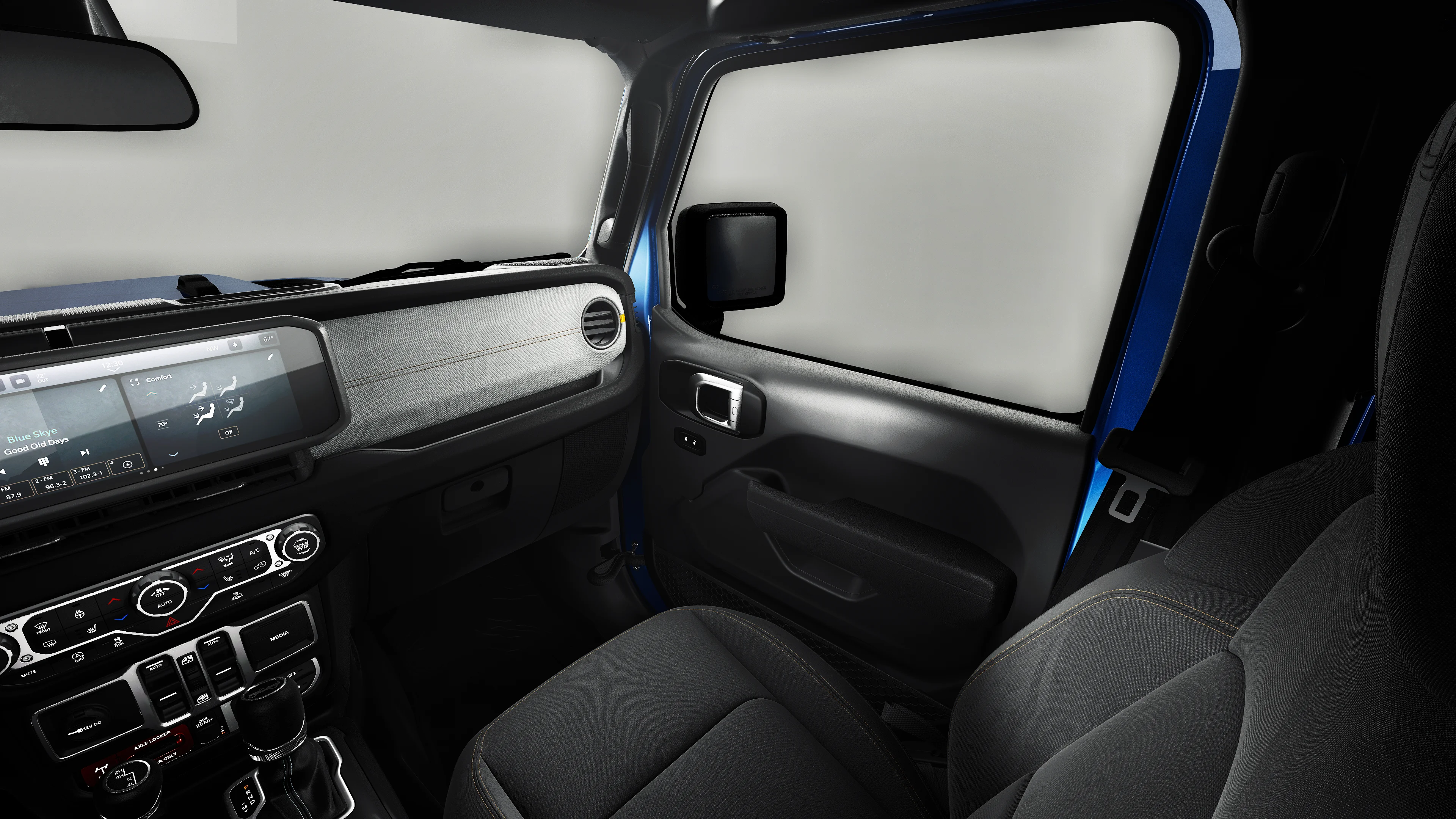 New 2027 Hydro Blue Pearl-Coat Paint Jeep Willys image 7