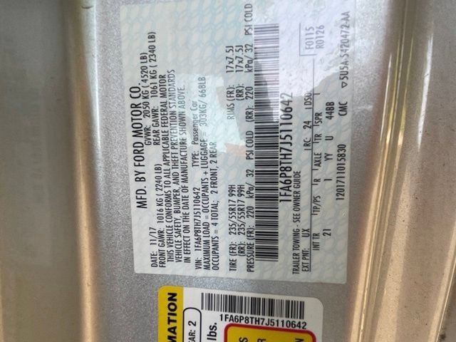 Used 2018 Ingot Silver Ford EcoBoost image 6