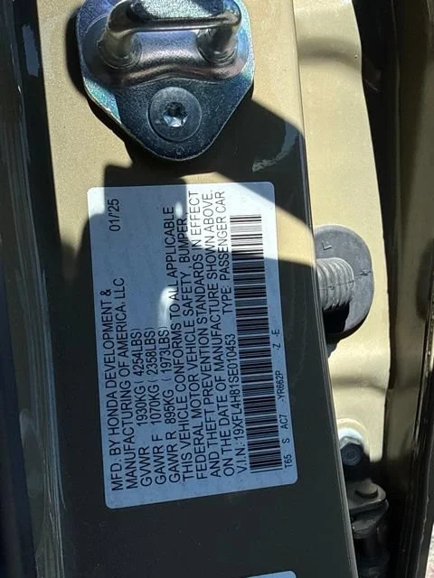 Certified Used 2025 Sand Dune Pearl Honda Sport image 13