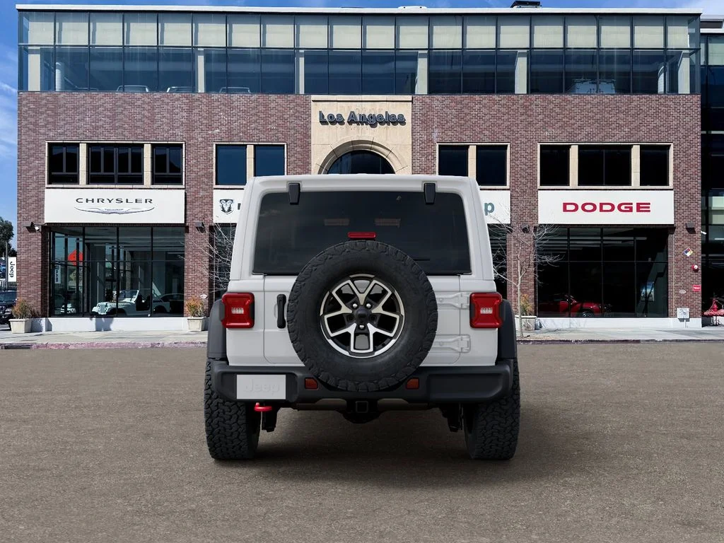 New 2026 Bright White Clear-Coat Exterior Paint Jeep Rubicon image 7