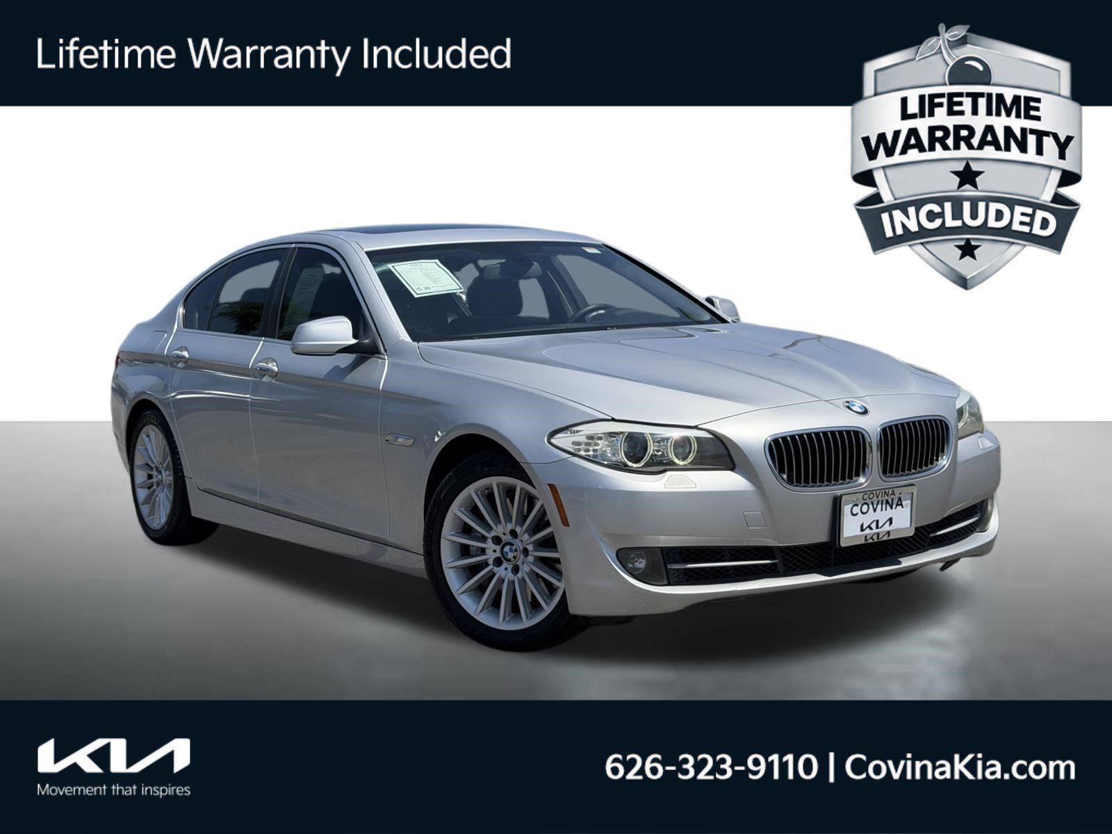 Used 2013 BMW 5 Series 535i with VIN WBAFR7C52DC817598 for sale in Covina, CA