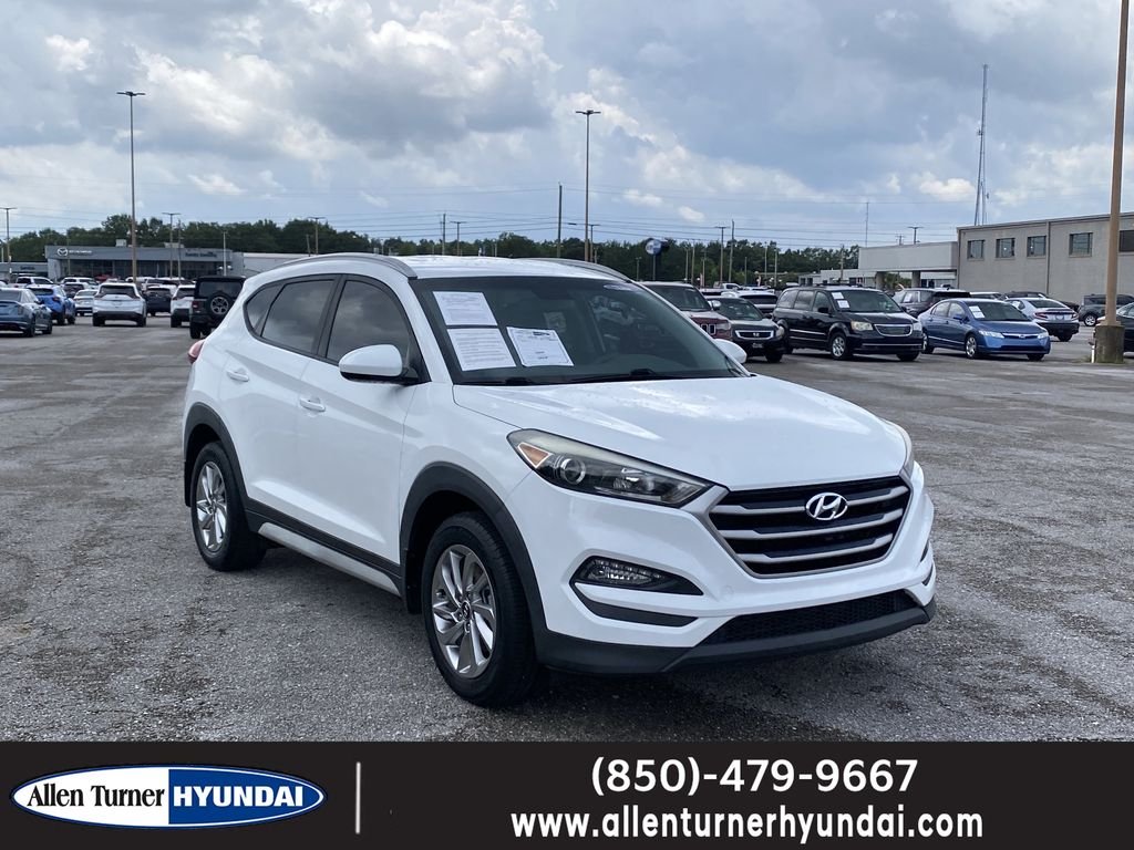 Used 2018 Dazzling White Hyundai SEL image 1
