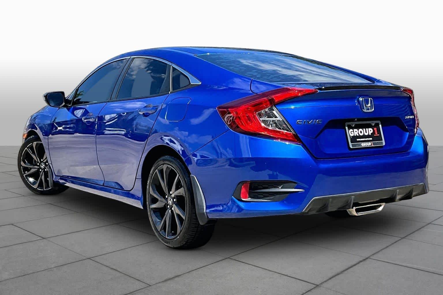Used 2019 Aegean Blue Metallic Honda Sport image 12