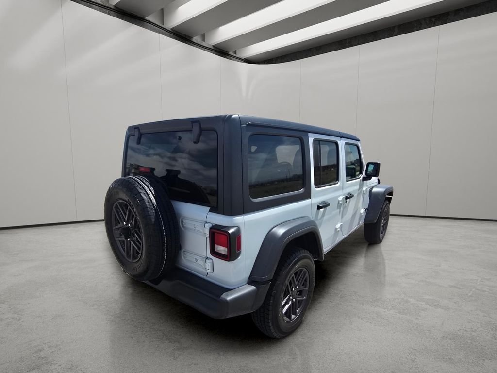 Used 2025 Bright White Clearcoat Jeep Sport S image 5