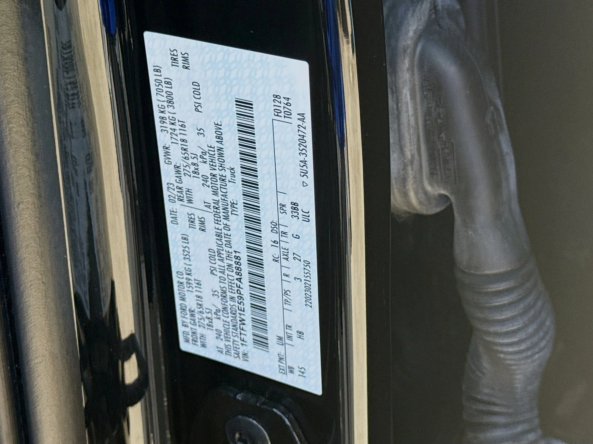 Certified Used 2023 Agate Black Metallic Ford LARIAT image 39