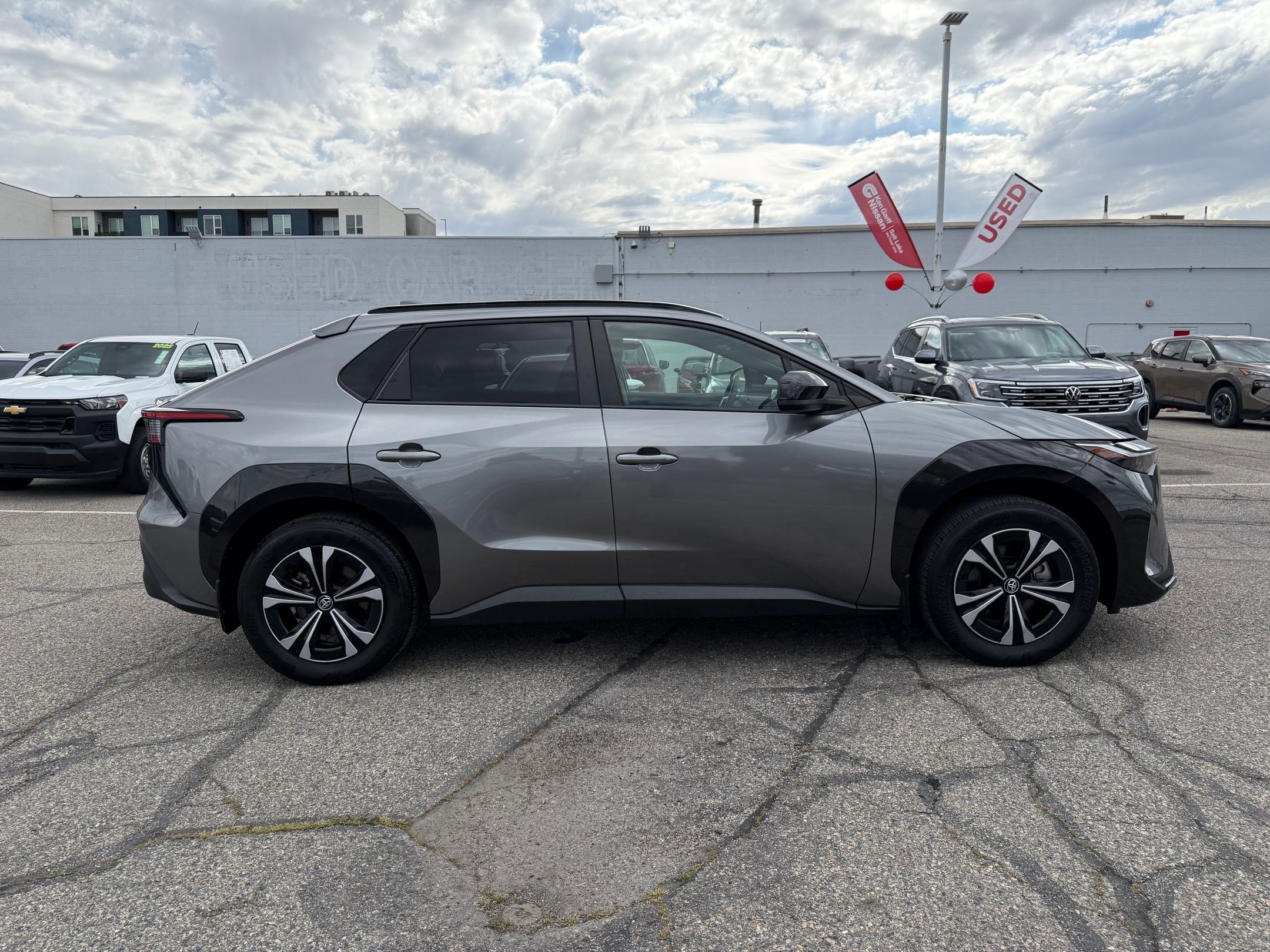 Certified 2024 Toyota bZ4X XLE with VIN JTMAAAAA3RA033872 for sale in Salt Lake City, UT