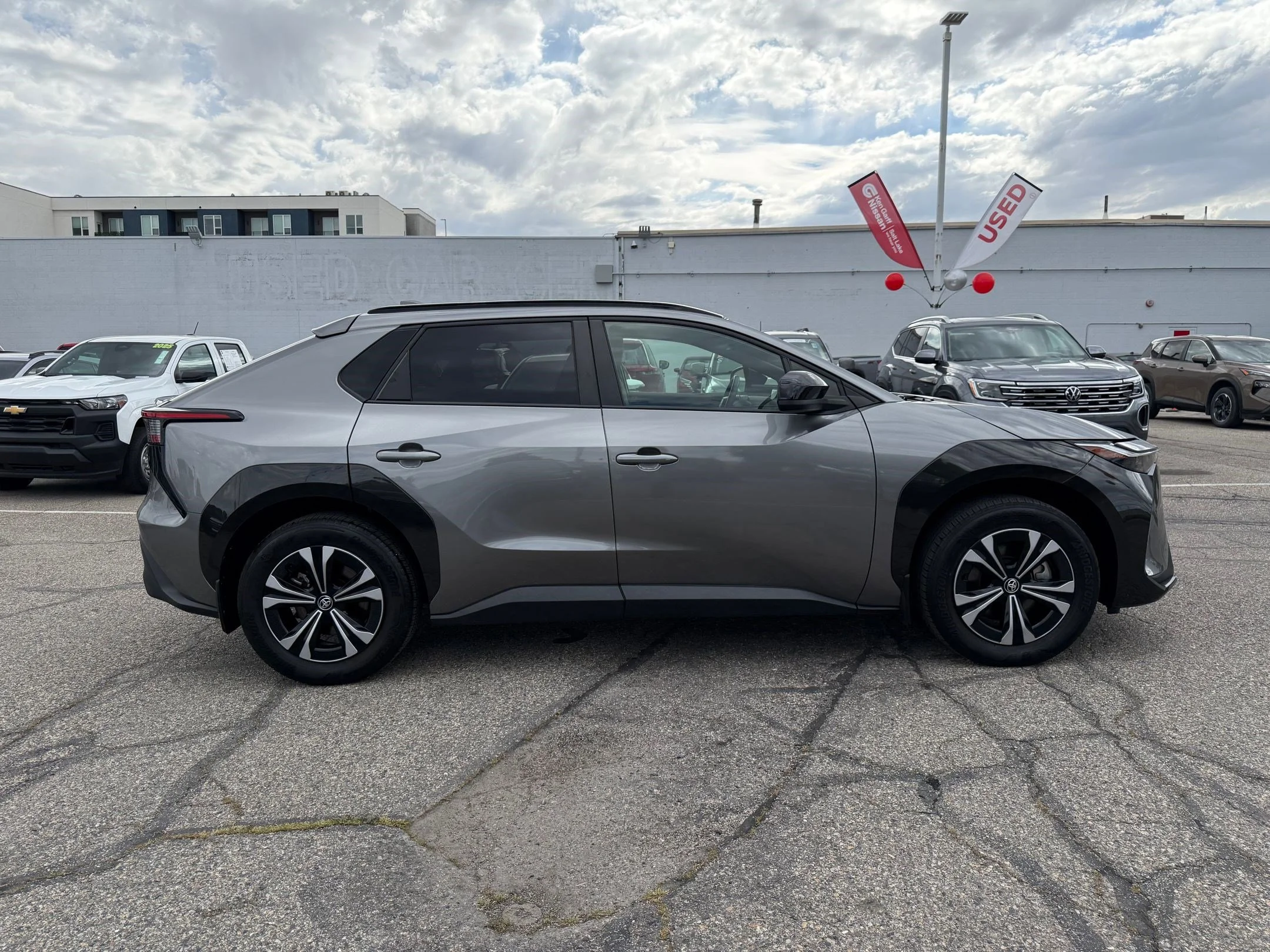Certified 2024 Toyota bZ4X XLE with VIN JTMAAAAA3RA033872 for sale in Salt Lake City, UT