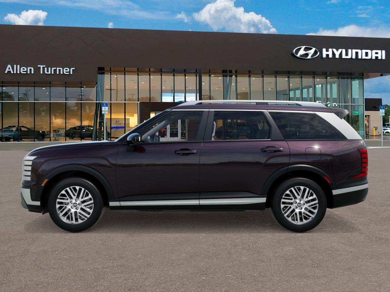 New 2027 Galaxy Maroon Pearl Hyundai SEL FWD image 3
