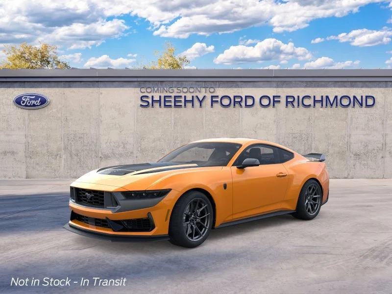 New 2026 Orange Fury Metallic Tri-coat Ford Dark Horse image 2