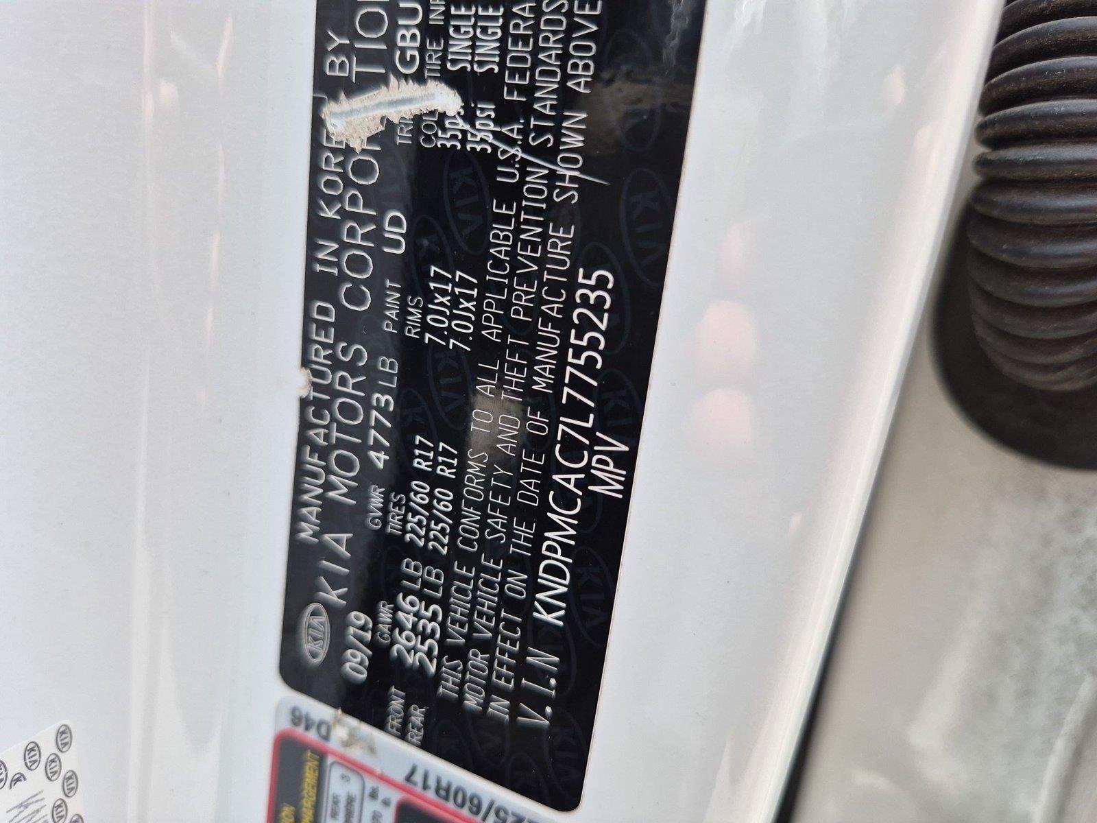 Used 2020 Clear White Kia LX image 38