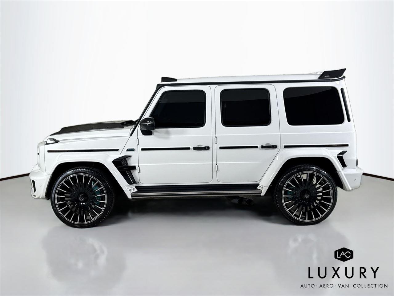 Used 2024 Polar White Mercedes-Benz AMG® G 63  Brabus Custom Widebody / Custom Tiffany Interior image 9
