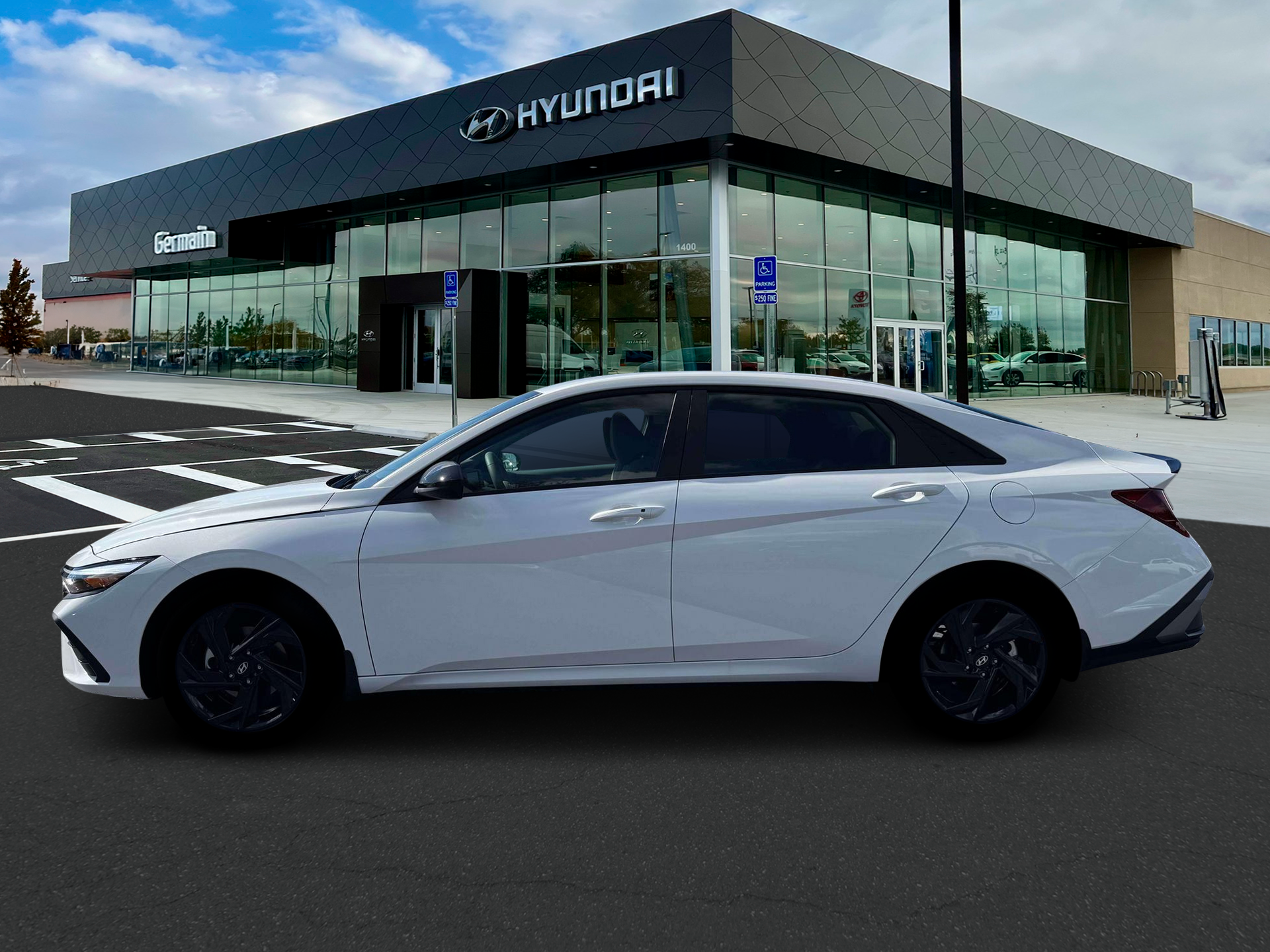 New 2026 Serenity White Hyundai SEL Sport image 3