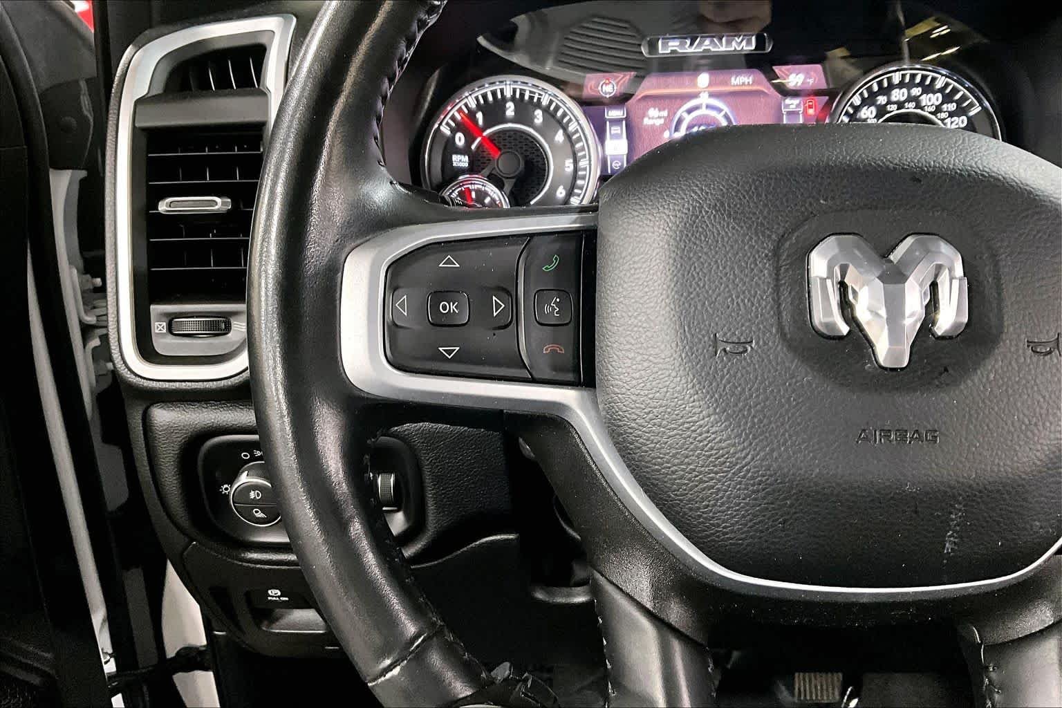 Used 2022 Bright White Clearcoat Ram Big Horn image 47