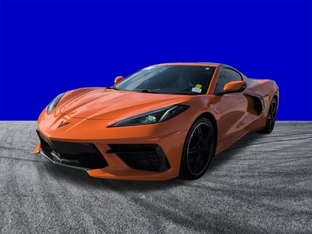 Certified Used 2022 Orange Chevrolet Stingray image 8
