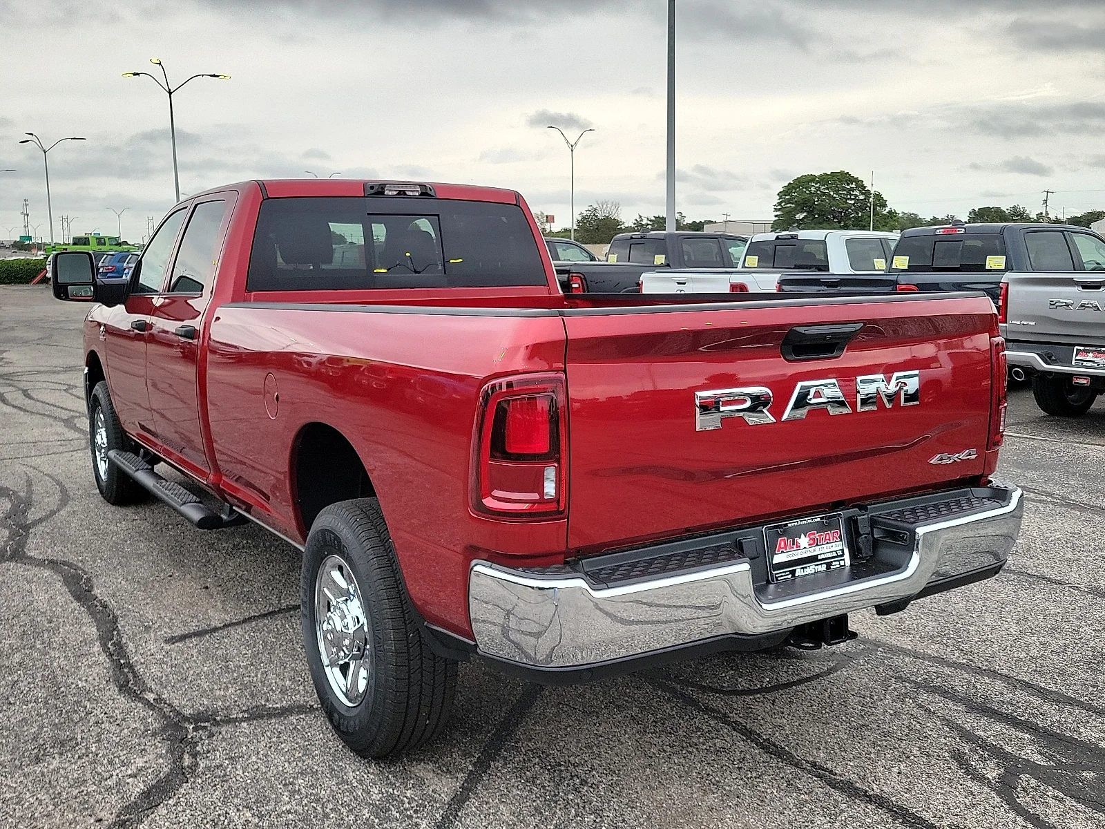 New 2026 Molten Red Pearlcoat Ram TRADESMAN CREW CAB 4X4 8