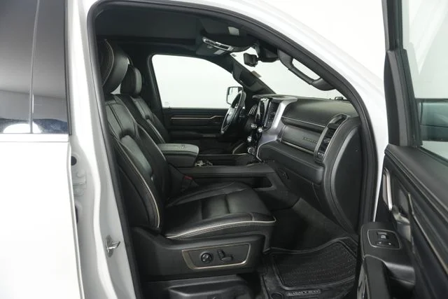 Used 2021 Ivory White Tri-Coat Pearlcoat Ram Limited image 35