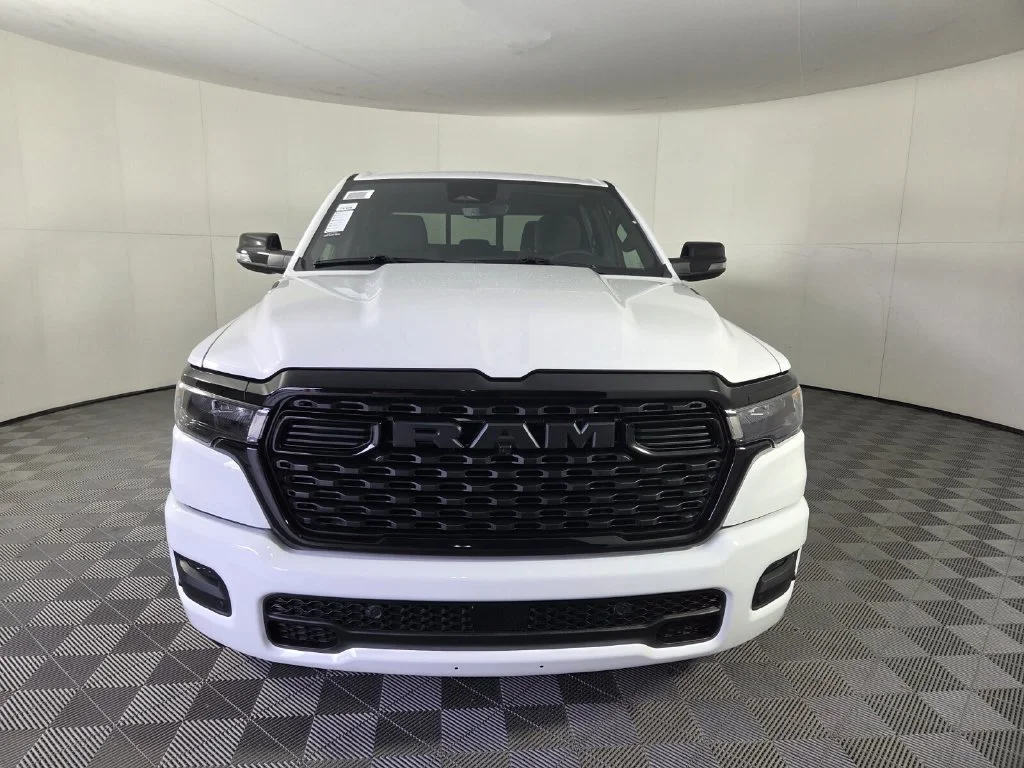 New 2026 Bright White Clear-Coat Exterior Paint RAM Big Horn image 3