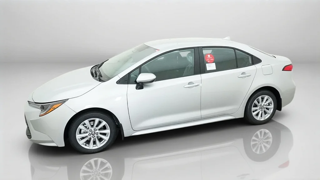 New 2027 Classic Silver Metallic Toyota LE image 3