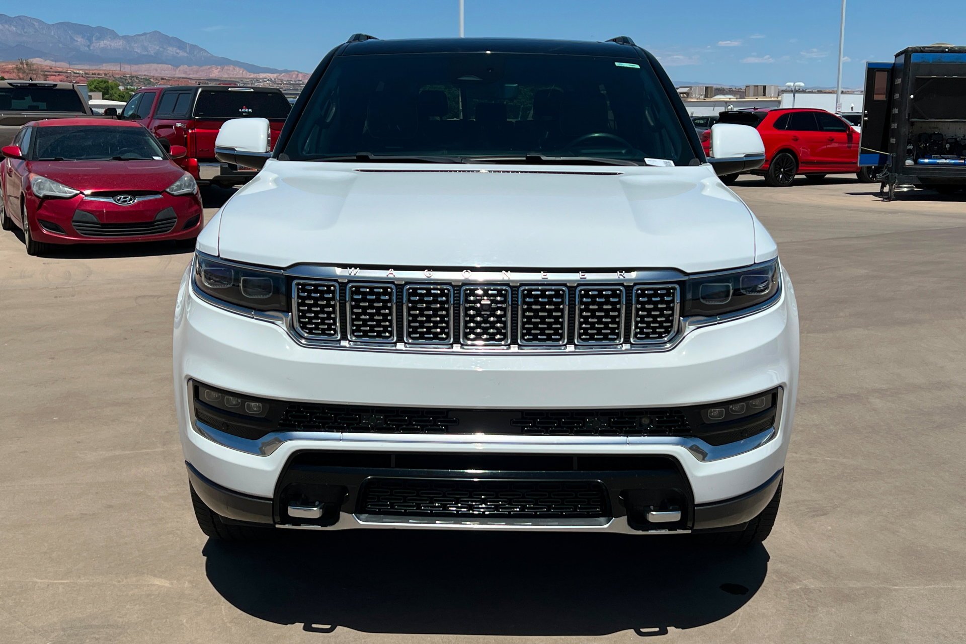 Used 2022 Bright White Clearcoat Jeep Series III image 9