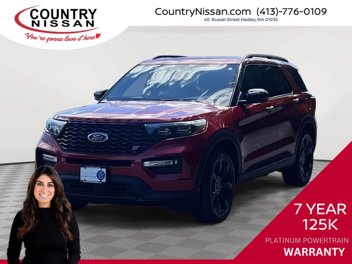 Used 2023 Rapid Red Metallic Tinted Clearcoat Ford ST image 1