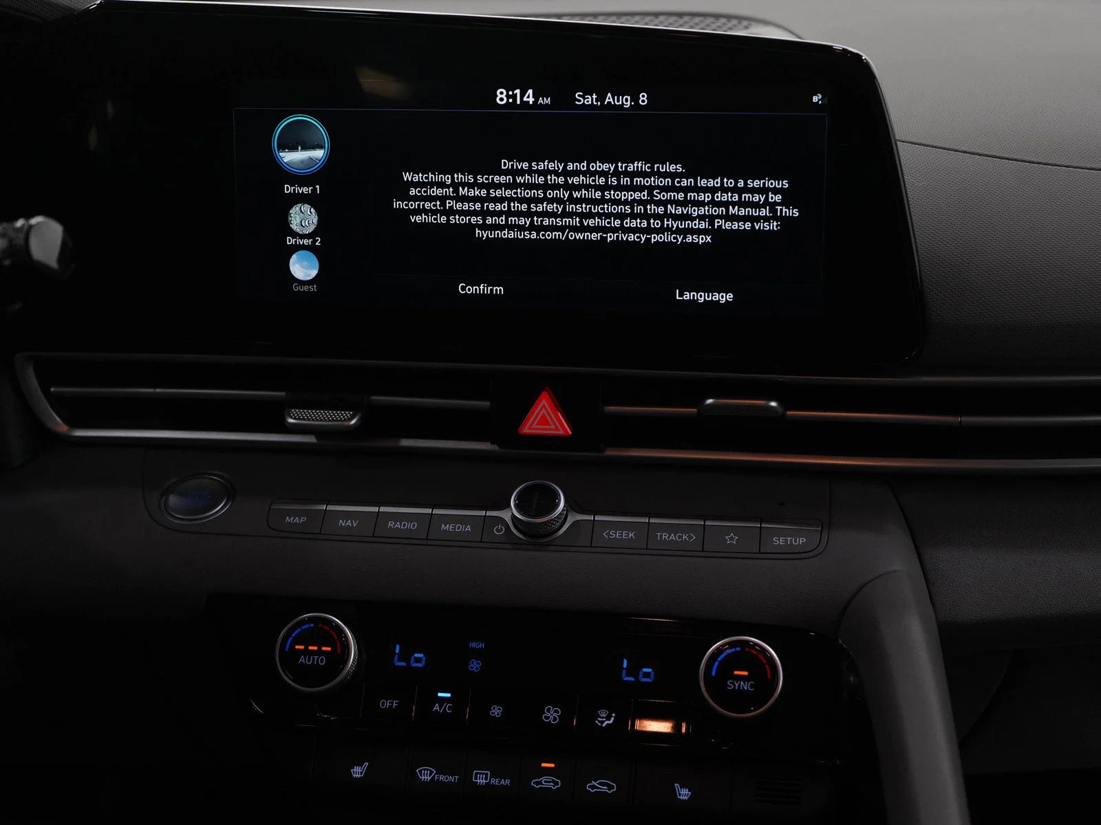 Used 2023 Intense Blue Hyundai SEL image 15