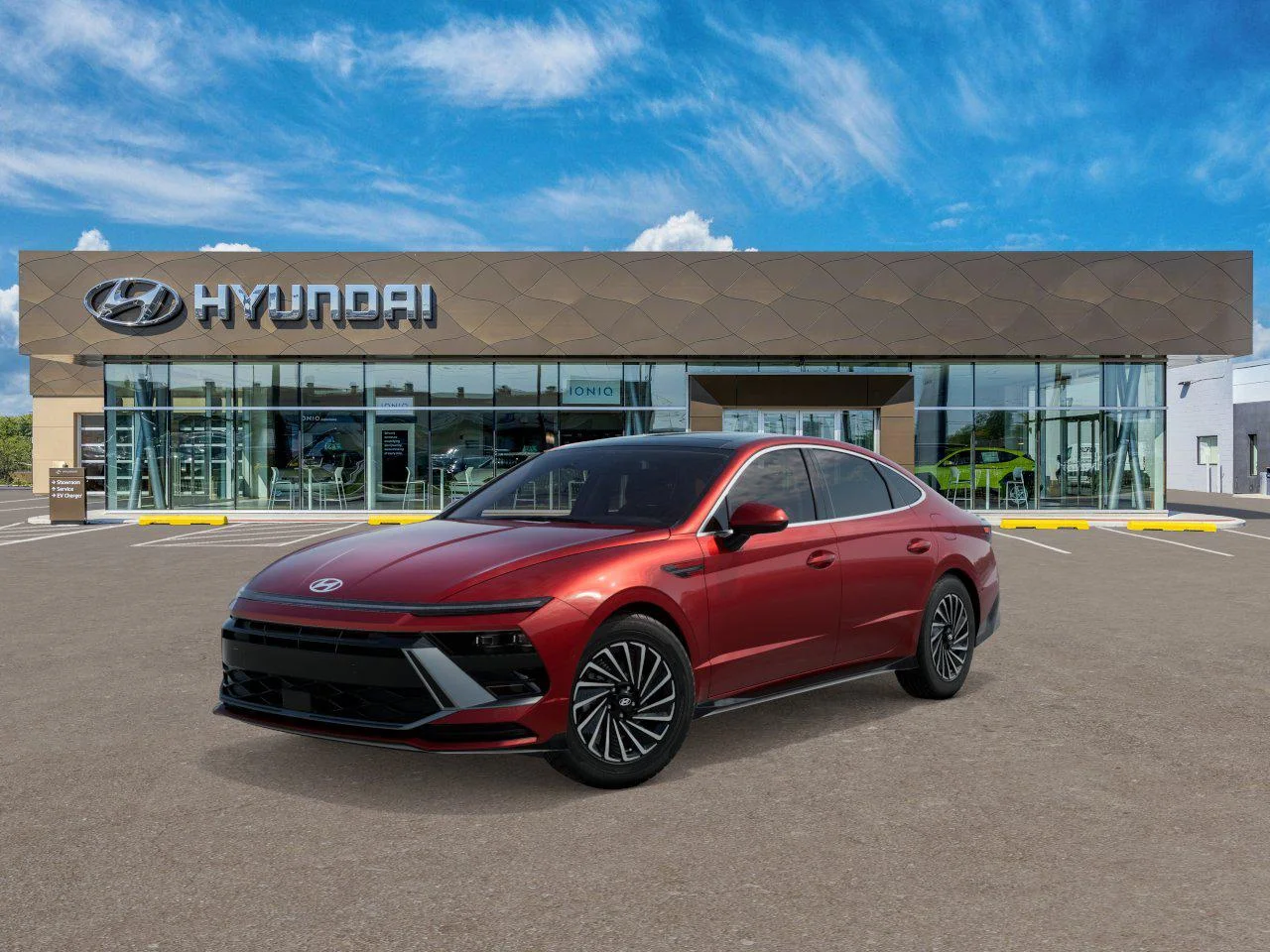 New 2026 Ultimate Red Hyundai SEL image 1