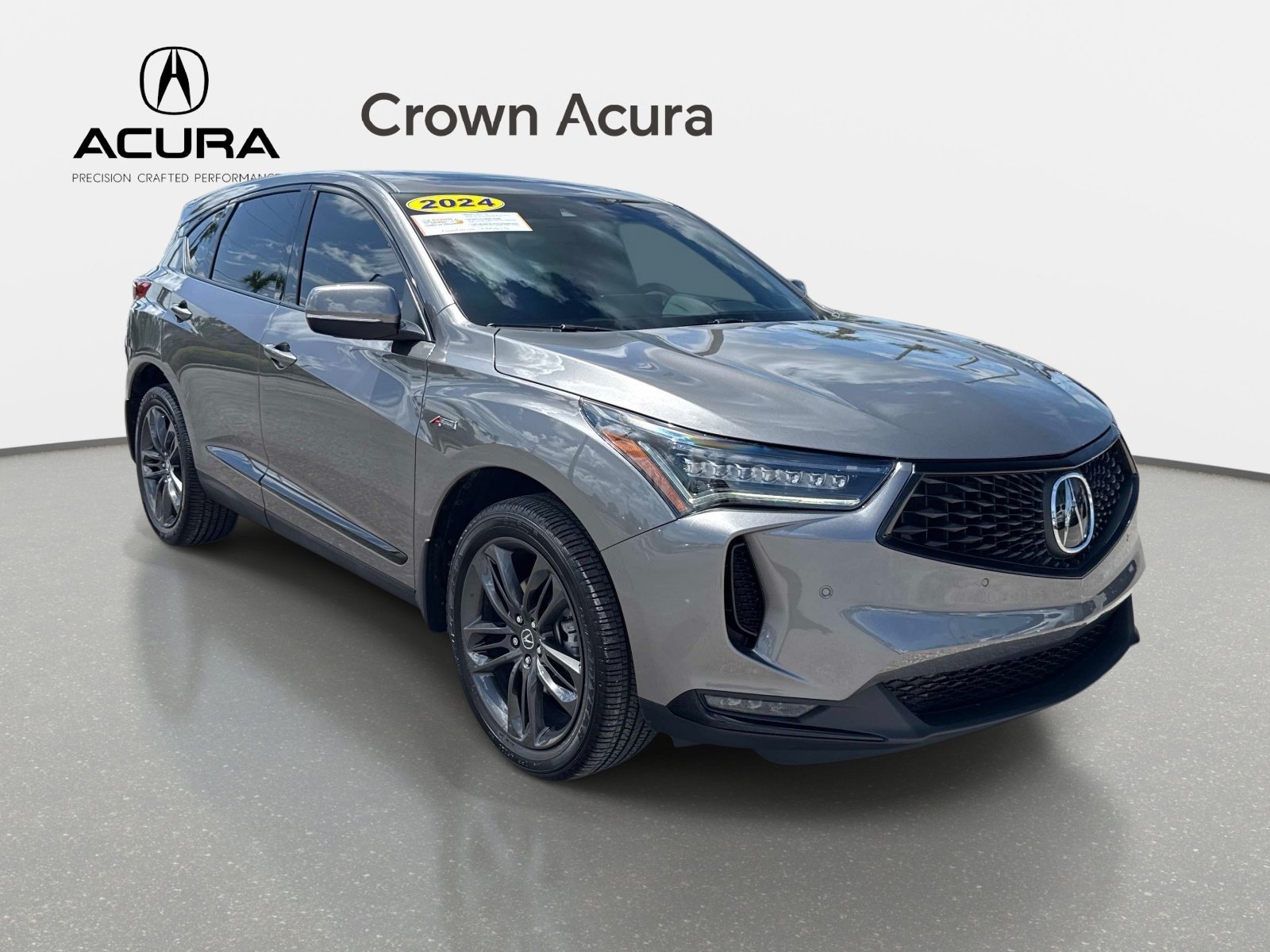 Used 2024 Liquid Carbon Metallic Acura w/A-Spec Package image 6