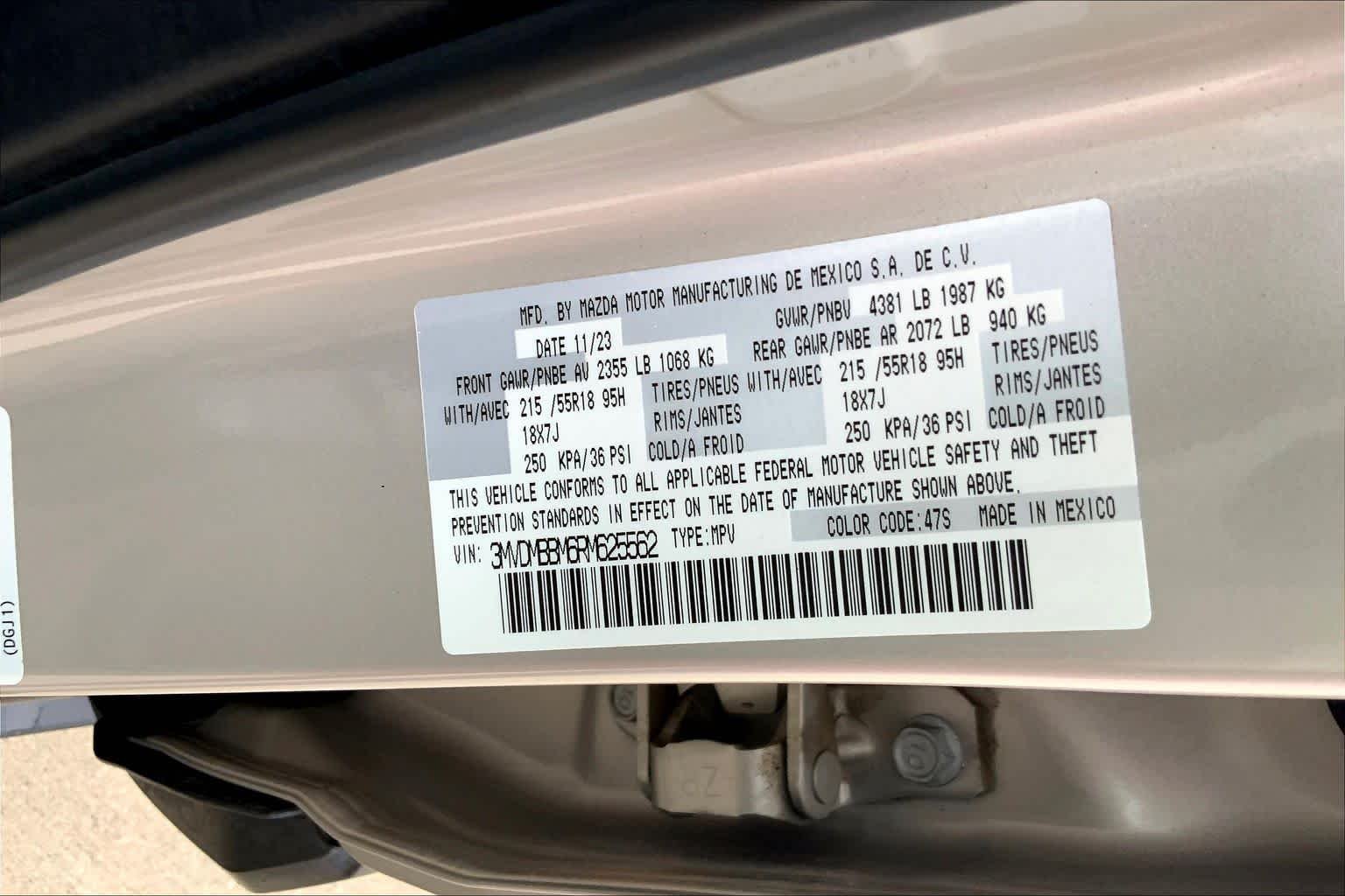 Used 2024 Platinum Quartz Metallic Mazda 2.5 S Select Sport image 32