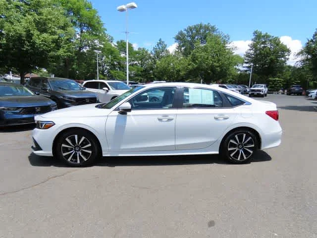 Certified Used 2023 Platinum White Pearl Honda EX image 3