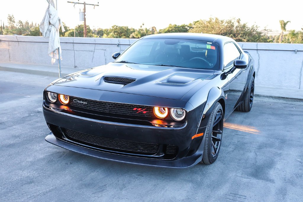 Used 2023 Pitch Black Clearcoat Dodge R/T Scat Pack Widebody image 4