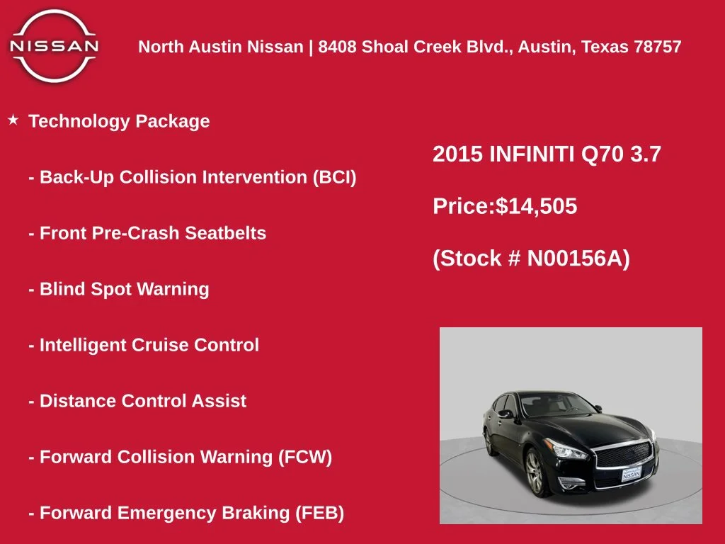 Used 2015 Black INFINITI 3.7 image 11