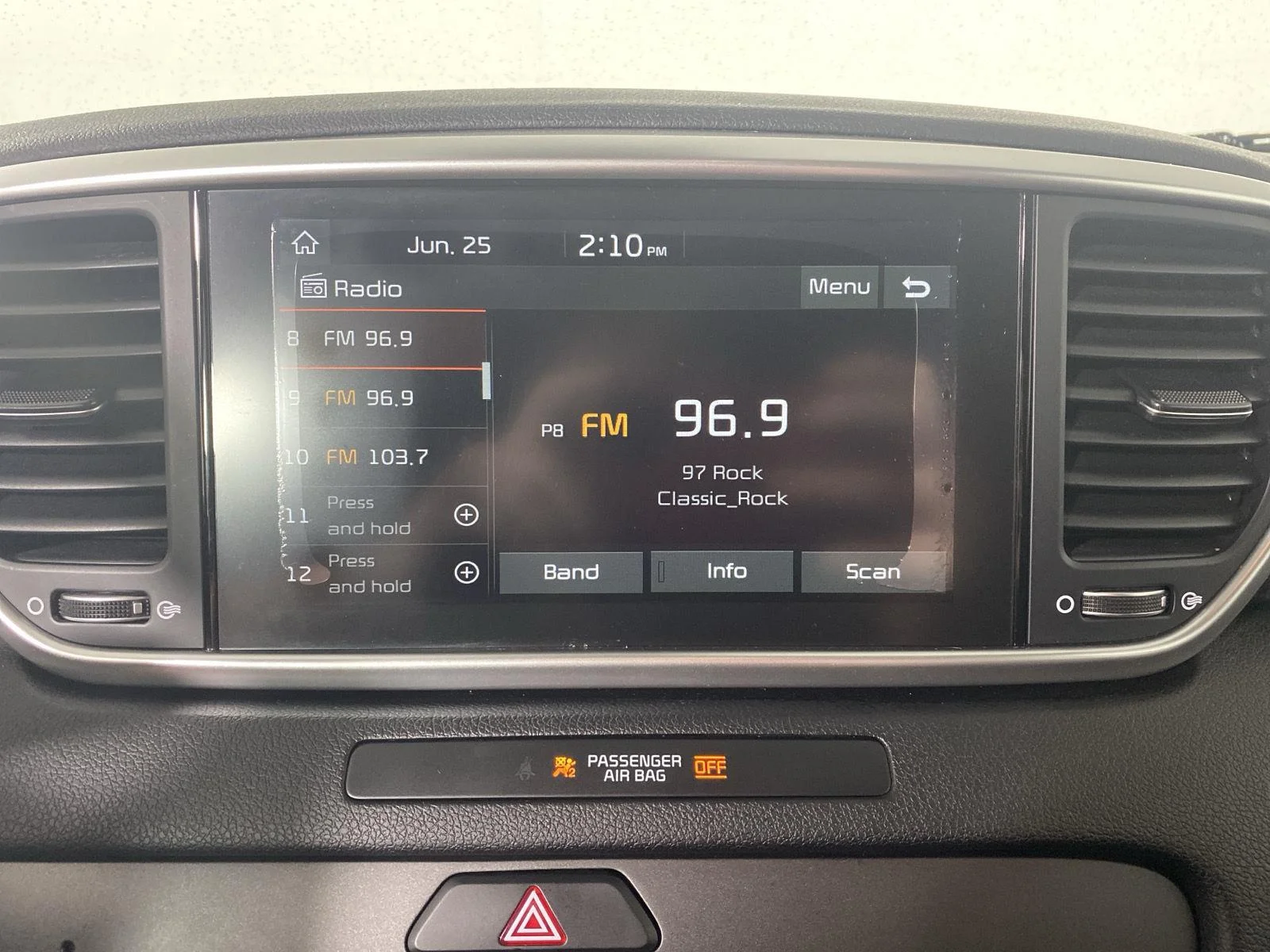 Used 2020 Black Cherry Kia LX image 12