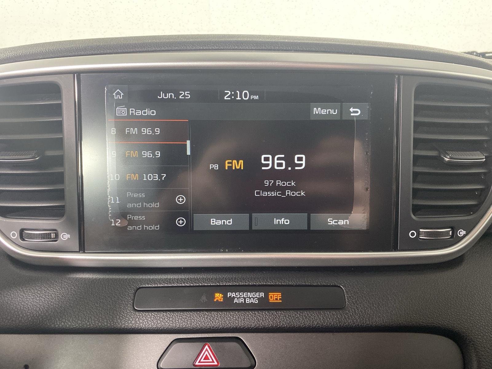 Used 2020 Black Cherry Kia LX image 12